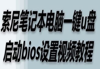 索尼筆記本電腦一鍵u盤啟動bios設(shè)置視頻教程