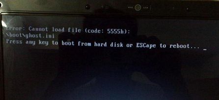 u盤裝系統(tǒng)開機黑屏提示cannot load file