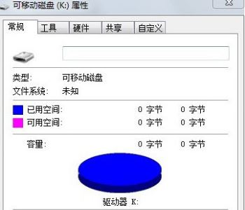 u盤為什么顯示0字節(jié)