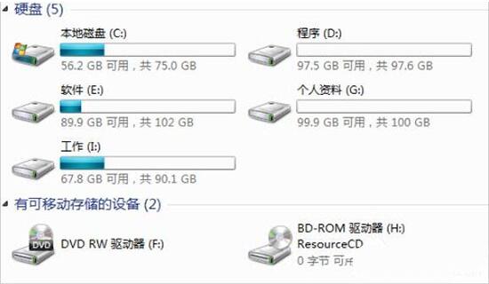 更改磁盤卷標