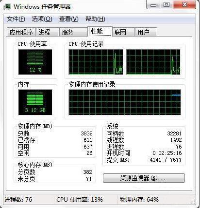 電腦資源不足