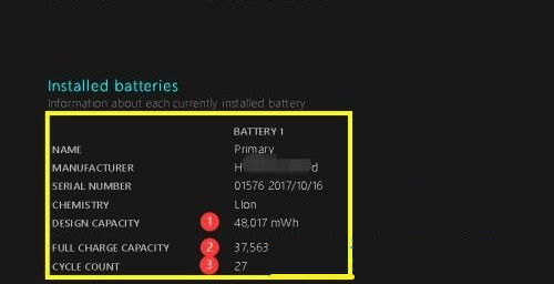 查看電池健康程度